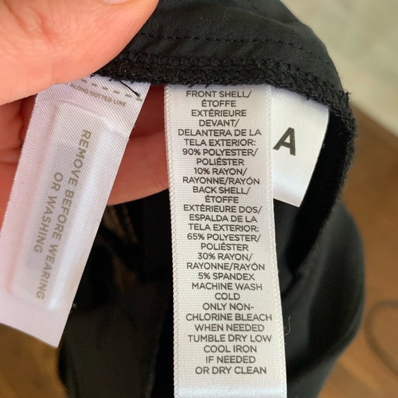 Ann Taylor Loft Marisa Black Tuxedo Pants Size 4 Petite - Picture 6 of 9